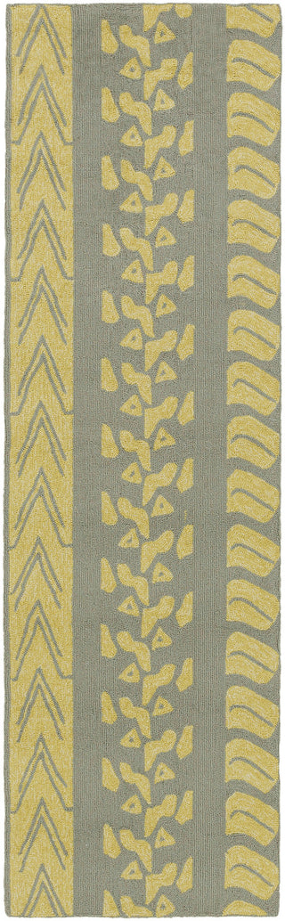 Surya Pandemonium PDM-1007 Moss Area Rug by Mike Farrell 2'6'' x 8' Runner