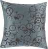 Surya Pedal Power Bold Bicycles PDP-001 Pillow by Mike Farrell 