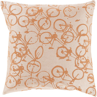 Surya Pedal Power Bold Bicycles PDP-003 Pillow by Mike Farrell 