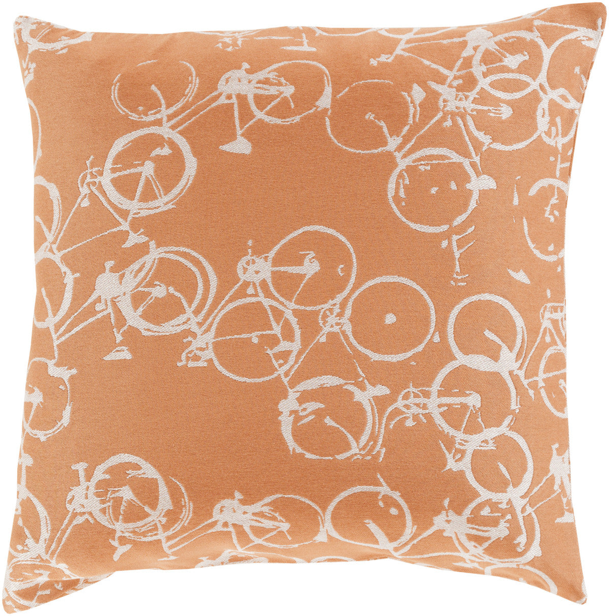 Surya Pedal Power Bold Bicycles PDP-003 Pillow by Mike Farrell
