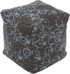 Surya Peddle Power PDPF-001 Brown Pouf by Mike Farrell 18 X 18 X 18 Cube