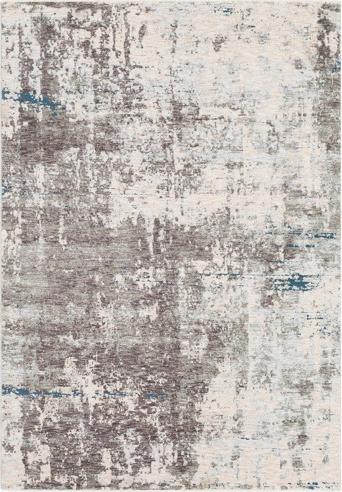 Surya Presidential PDT-2301 Medium Gray Charcoal White Butter Pale Blue Bright Lime Peach Burnt Orange Area Rug main image