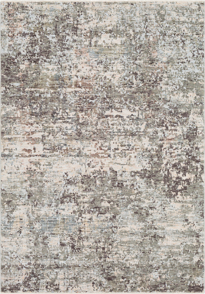 Surya Presidential PDT-2304 Medium Gray Charcoal White Butter Pale Blue Bright Lime Peach Burnt Orange Area Rug main image