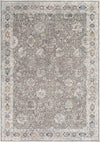 Surya Presidential PDT-2307 Lime Medium Gray White Butter Bright Blue Peach Burnt Orange Pale Charcoal Area Rug main image
