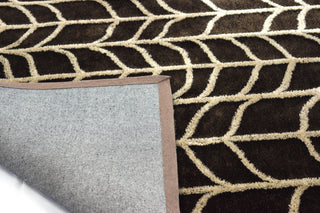 Dalyn Pesario PE2 Chocolate Area Rug Detail Image