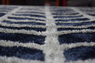 Dalyn Pesario PE2 Navy Area Rug Detail Image