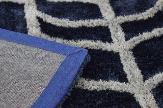 Dalyn Pesario PE2 Navy Area Rug Detail Image