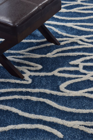 Dalyn Pesario PE3 Denim Area Rug Main Image Feature