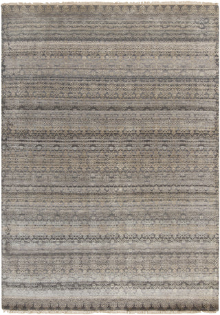 Surya Pearl PEA-4002 Slate Hand Knotted Area Rug 6' X 9'