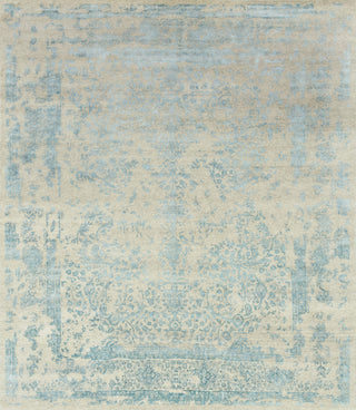 Loloi Pearl PU-02 Heather Gray/Aqua Area Rug main image