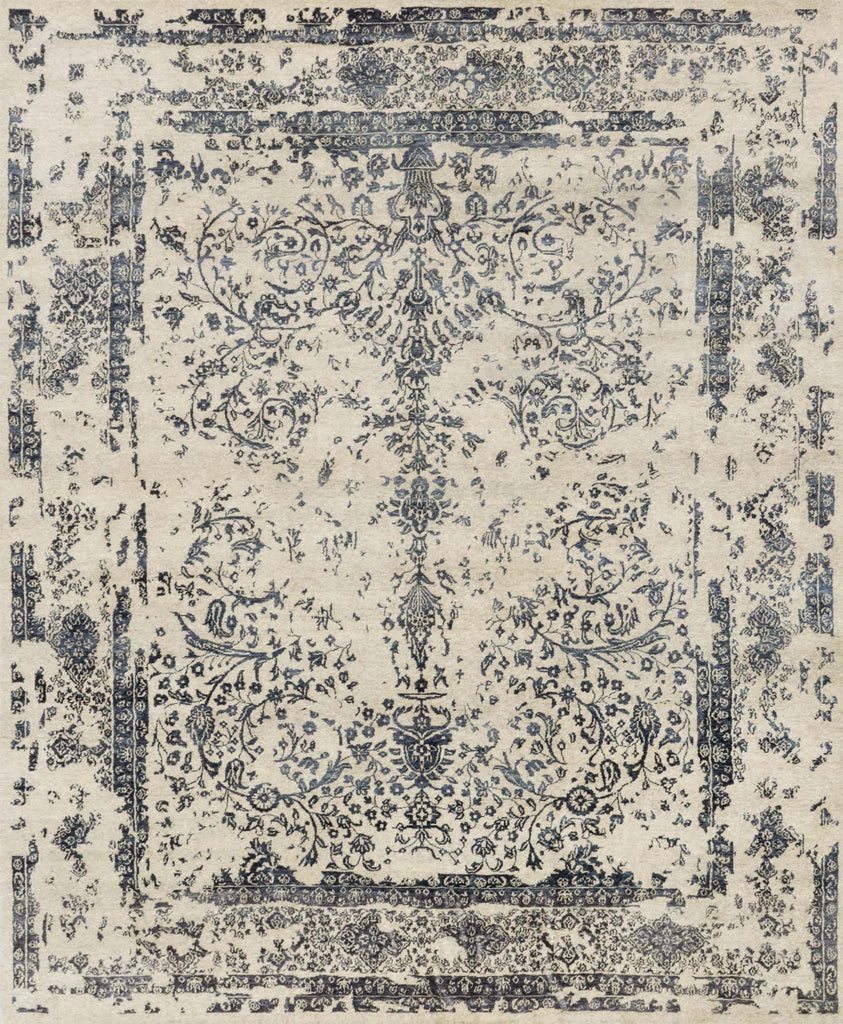 Loloi Pearl PU-02 Heather Gray/Navy Area Rug Main Image