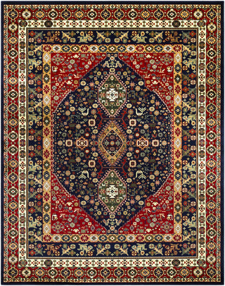 Surya Perseus PEE-1002 Red/Blue Area Rug 8' X 10'