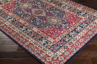 Surya Perseus PEE-1002 Red/Blue Area Rug Closeup