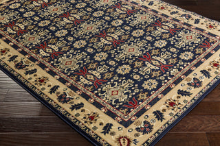 Surya Perseus PEE-1006 Blue/Yellow Area Rug Closeup