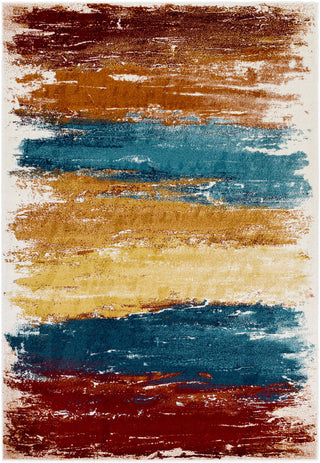 Surya Pepin PEI-1010 Blue/Orange Area Rug main image