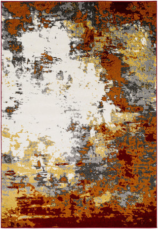 Surya Pepin PEI-1013 Grey/Orange Area Rug main image