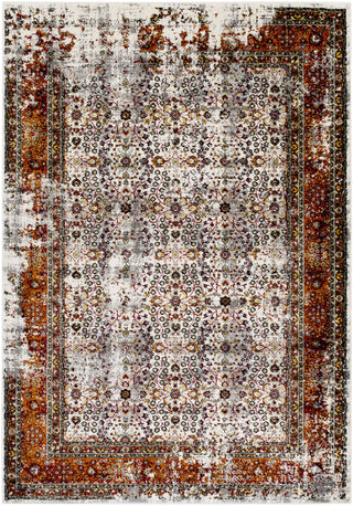 Surya Pepin PEI-1017 Orange/Red Area Rug 5'3'' X 7'6''