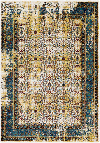 Surya Pepin PEI-1018 Yellow/Blue Area Rug 5'3'' X 7'6''