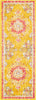 Unique Loom Penrose T-CRTN1 Gold Area Rug Runner Top-down Image