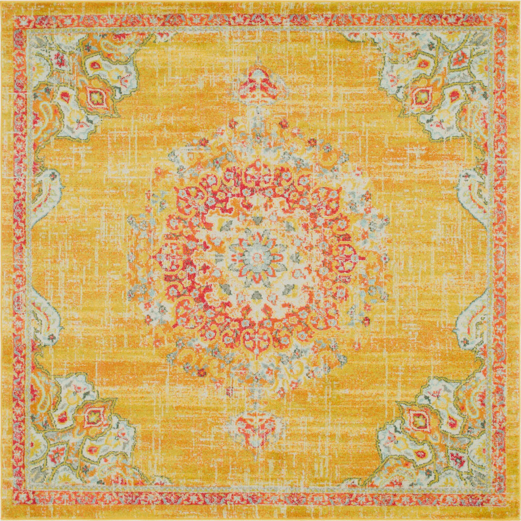 Unique Loom Penrose TCRTN1 Gold Area Rug Incredible Rugs and Decor