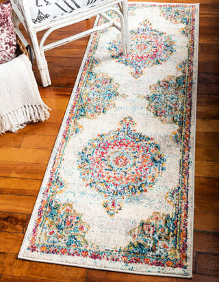 Unique Loom Penrose T-CRTN1 Ivory Area Rug Runner Lifestyle Image