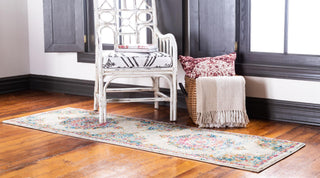 Unique Loom Penrose T-CRTN1 Ivory Area Rug Runner Lifestyle Image