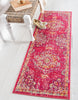 Unique Loom Penrose T-CRTN1 Magenta Area Rug Runner Lifestyle Image