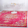 Unique Loom Penrose T-CRTN1 Magenta Area Rug Square Lifestyle Image