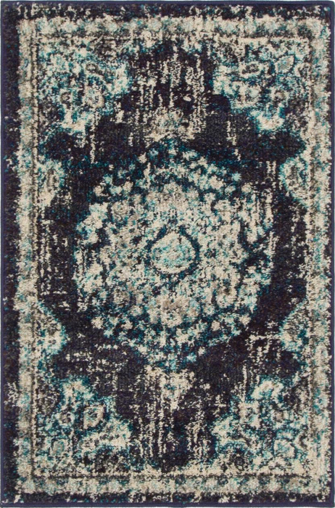 Unique Loom Penrose T-CRTN1 Navy Blue Area Rug main image