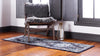 Unique Loom Penrose T-CRTN1 Navy Blue Area Rug Runner Lifestyle Image
