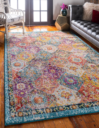 Unique Loom Penrose T-CRTN2 Multi Area Rug Rectangle Lifestyle Image Feature