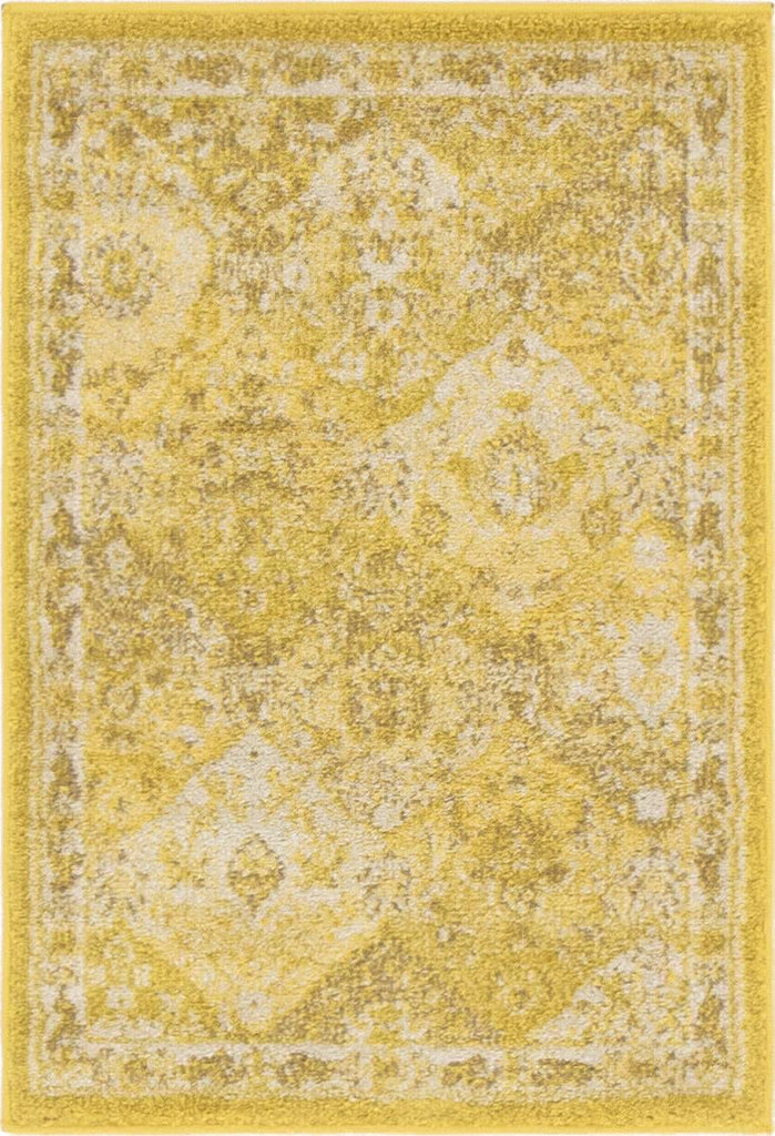 Unique Loom Penrose T-CRTN2 Yellow Area Rug main image