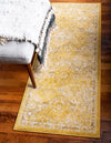 Unique Loom Penrose T-CRTN2 Yellow Area Rug Runner Lifestyle Image