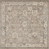 Unique Loom Penrose T-CRTN3 Beige Brown Area Rug Square Top-down Image