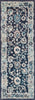 Unique Loom Penrose T-CRTN3 Navy Blue Area Rug Runner Top-down Image