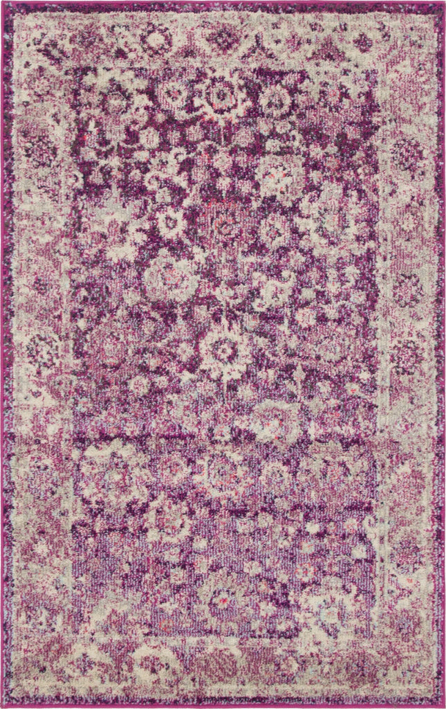Unique Loom Penrose T-CRTN3 Purple Area Rug main image