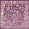 Unique Loom Penrose T-CRTN3 Purple Area Rug Square Top-down Image