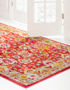 Unique Loom Penrose T-CRTN3 Rust Red Area Rug Rectangle Lifestyle Image
