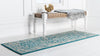 Unique Loom Penrose T-CRTN3 Turquoise Area Rug Runner Lifestyle Image