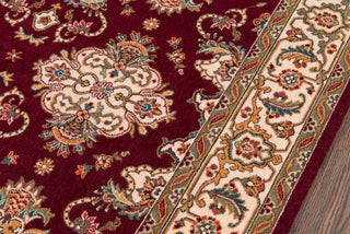 Momeni Persian Garden PG-01 Burgundy Area Rug Corner Shot