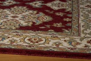 Momeni Persian Garden PG-01 Burgundy Area Rug Closeup