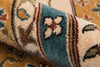 Momeni Persian Garden PG-03 Teal Blue Area Rug Detail Shot