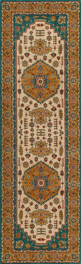 Momeni Persian Garden PG-03 Teal Blue Area Rug