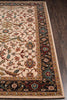 Momeni Persian Garden PG-04 Charcoal Area Rug Closeup Feature