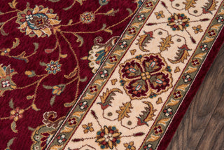 Momeni Persian Garden PG-08 Burgundy Area Rug Corner Shot