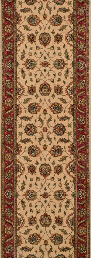 Momeni Persian Garden PG-10 Ivory Area Rug Runner