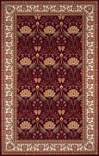 Momeni Persian Garden PG-12 Burgundy Area Rug 