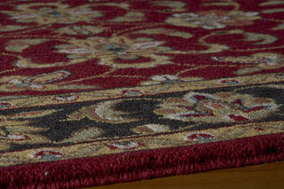 Momeni Persian Garden PG-20 Burgundy Area Rug Corner Image