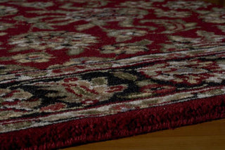 Momeni Persian Heritage PH-01 Burgundy Area Rug Corner Shot