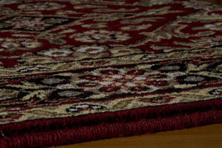 Momeni Persian Heritage PH-02 Burgundy Area Rug Corner Shot